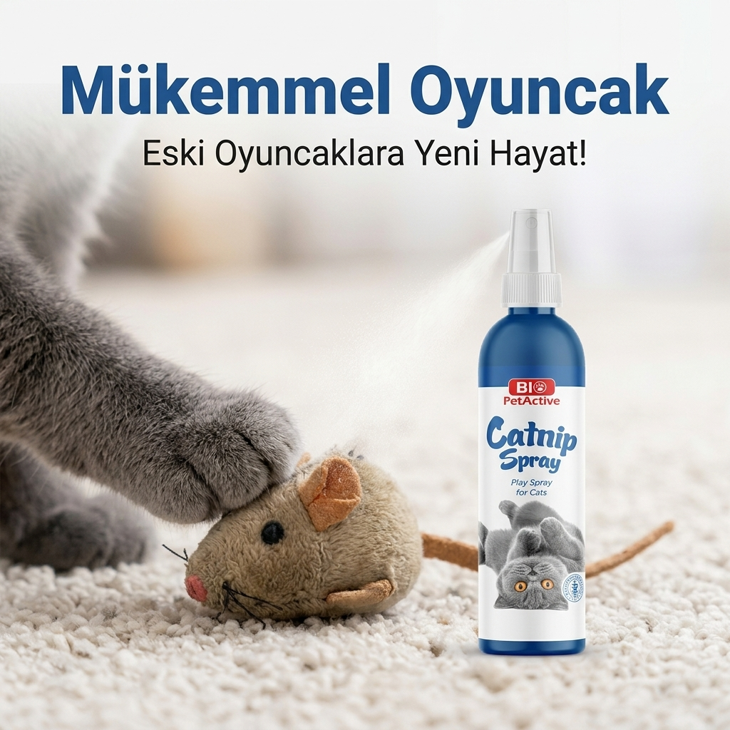 Catnip Kedi Oyun Spreyi